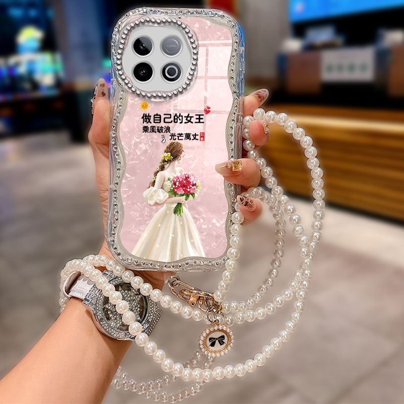 斜跨镶钻贝壳,仙女必备,斜背更方便