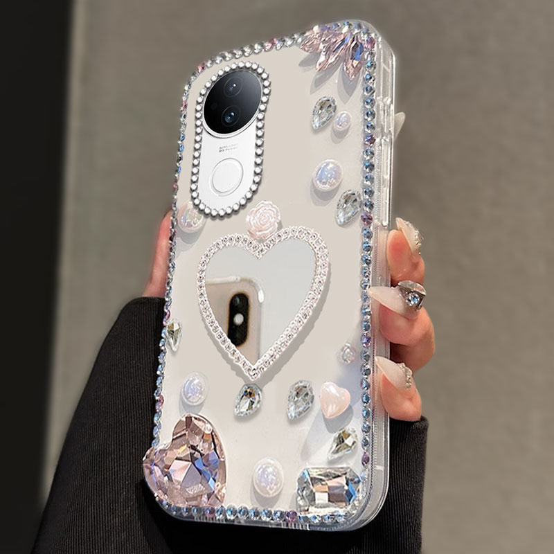 高端奢华镶钻手机壳，不掉钻，不发黄