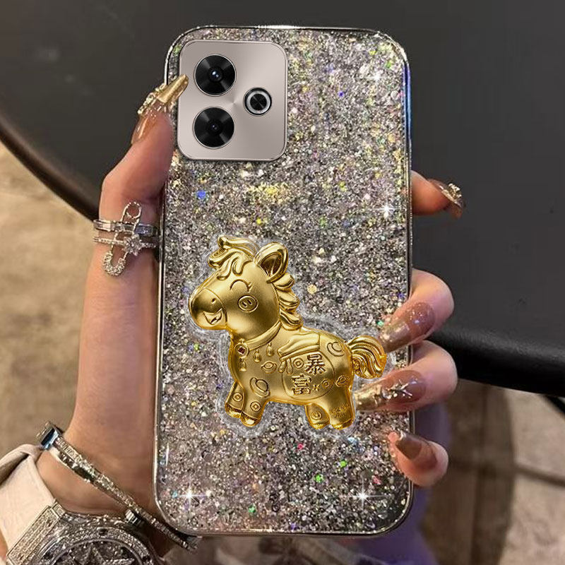 2026马年新款，电镀爆闪，不掉漆