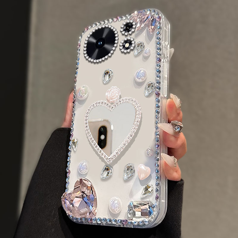 高端奢华镶钻手机壳,不掉钻,不发黄