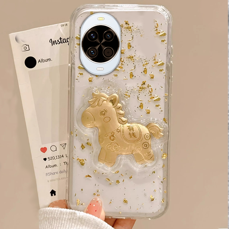 2026马年新款，透明高级金箔，不发黄