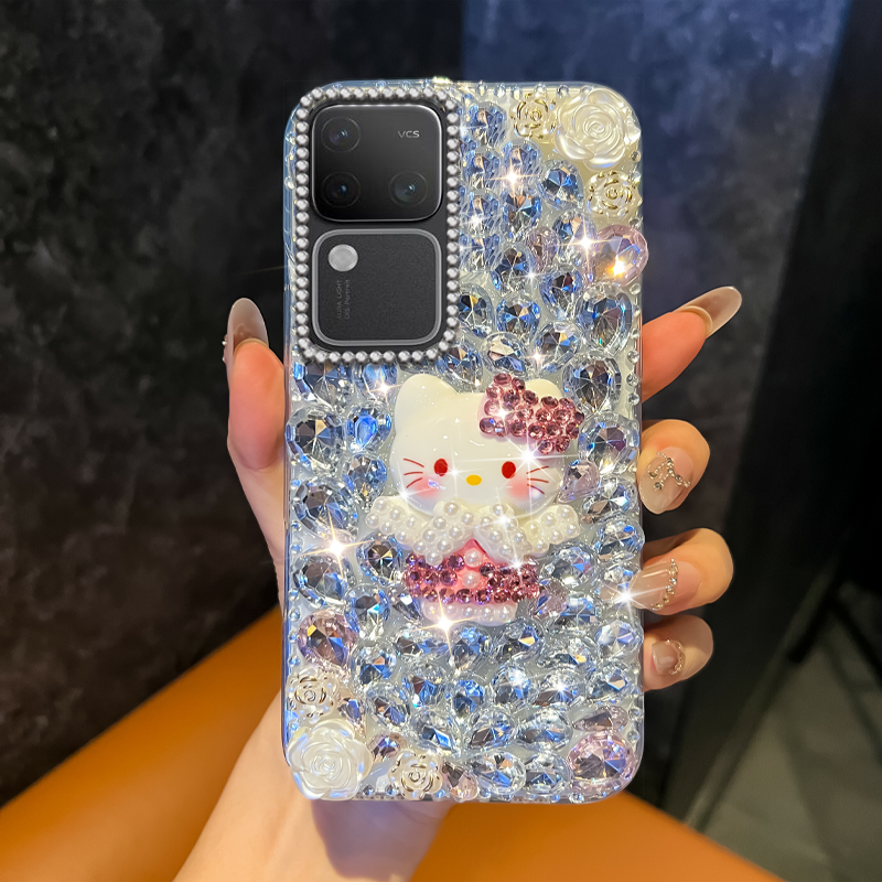 高端奢华镶钻手机壳，不掉钻，不发黄