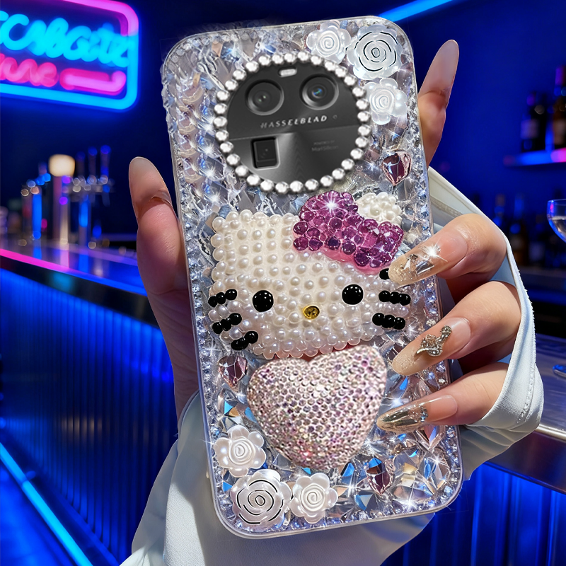 高端奢华镶钻手机壳，不掉钻，不发黄