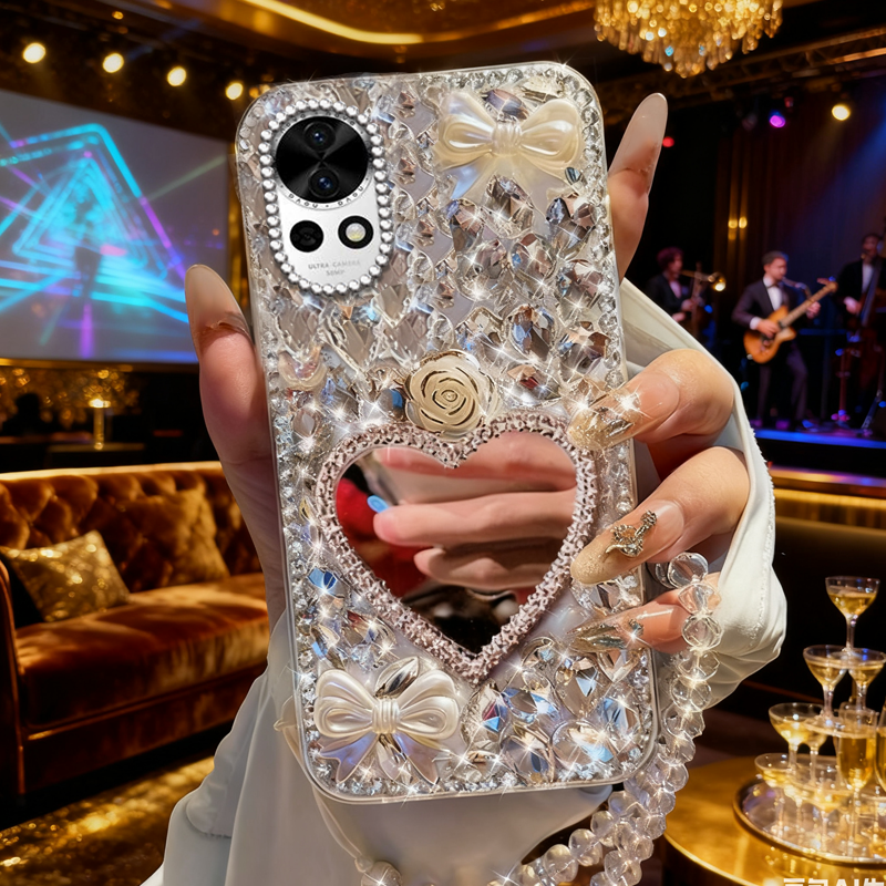 高端奢华镶钻手机壳，不掉钻，不发黄