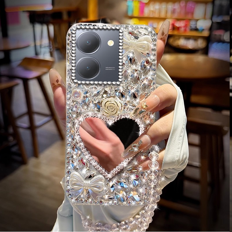 高端奢华镶钻手机壳，不掉钻，不发黄