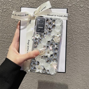 满钻奢华水钻适用荣耀Play6T手机壳小众50网红400Pro女款 2025年畅玩30Plus高级感300防摔100外壳50Pro