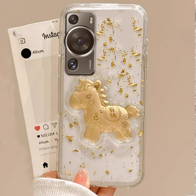 2026马年新款，透明高级金箔，不发黄