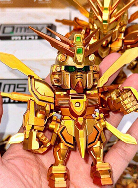正版万代金色战队QMSV MINI GOLDTEAMZ周年高达盲盒摆件周边礼物