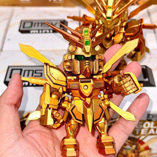 正版万带金色战对QMSV MINI GOLDTEAMZ周年高达盲盒摆件周边礼物