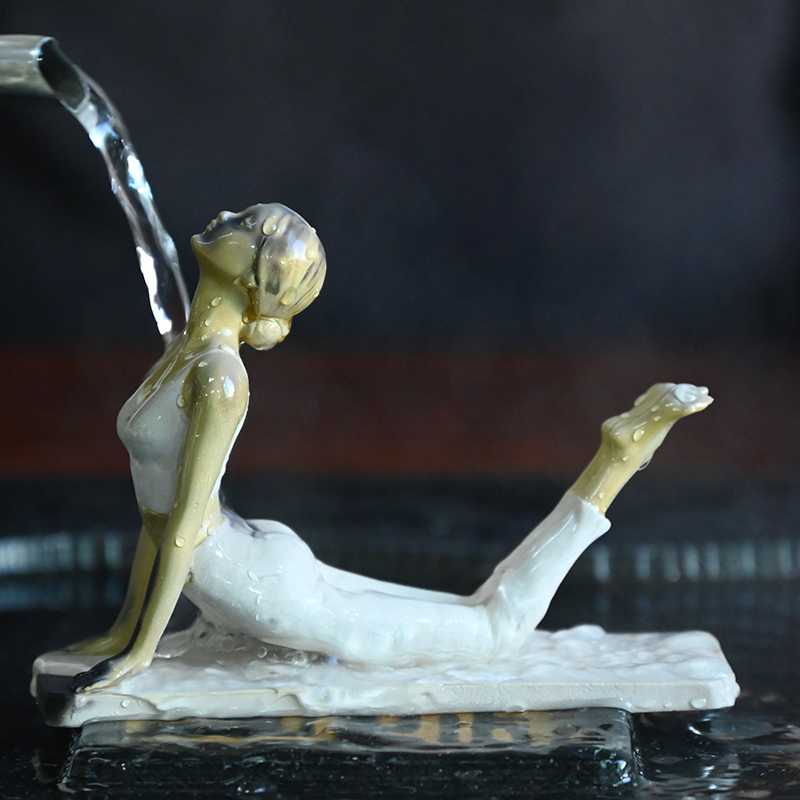 茶道瑜伽变色装饰人物少女送礼