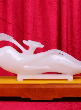 玉石人参新中式风创意礼品摆件