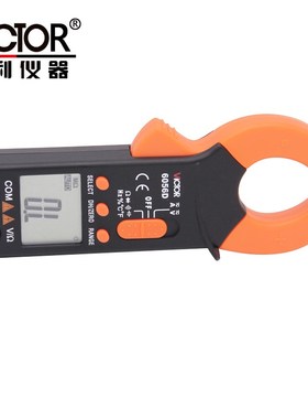 胜利仪器钳形表h交直流钳形电流表VC6056D钳表数字万用表电容蜂鸣