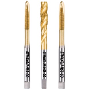 ST牙套丝锥丝套专用丝攻镀钛钳含钴先端螺套螺旋机用涂层钢丝护套