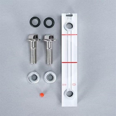 B款亚克力液位计B80空压机水冷机油冷机显位计B100水箱油面计油标