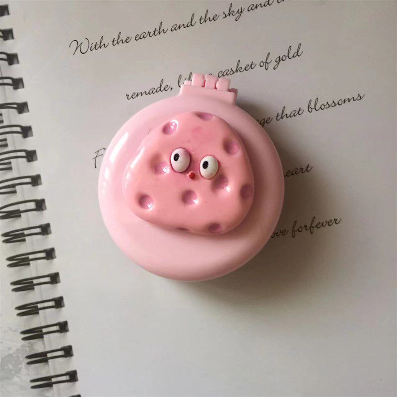 迷你小梳子随身气垫梳便携折叠梳子镜子一体便携二合一气囊梳女士