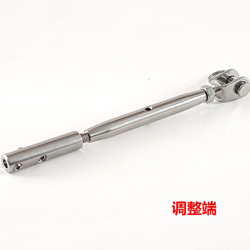 304不锈钢钢丝绳接头锁扣紧器立柱护栏拉收紧器钢丝绳拉索接线器