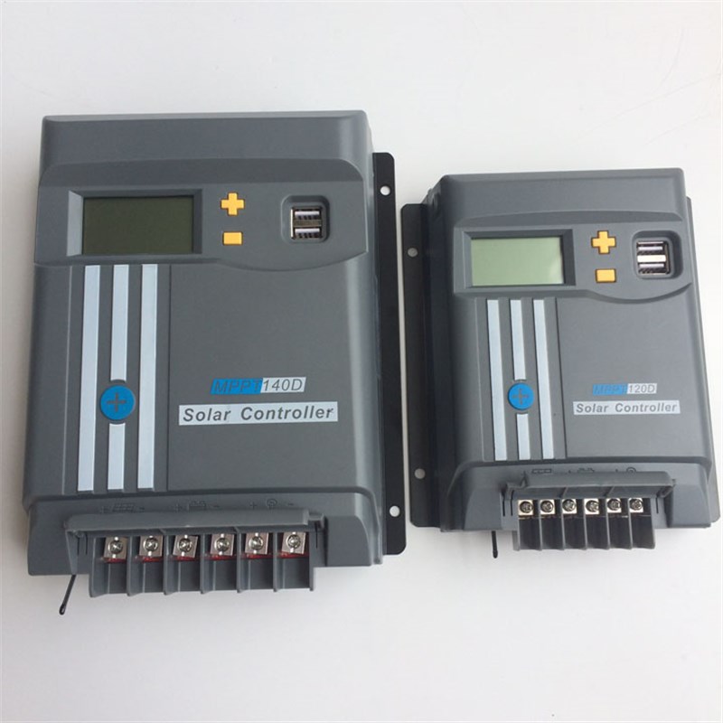 mppt太阳能控制器12V24V全自动房车铅酸锂电池通用型光伏降压家用