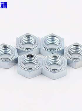 镀锌六角压铆螺母 压铆件 压板螺母 压花螺母 BOB-M3-M4-M5-M6-M8