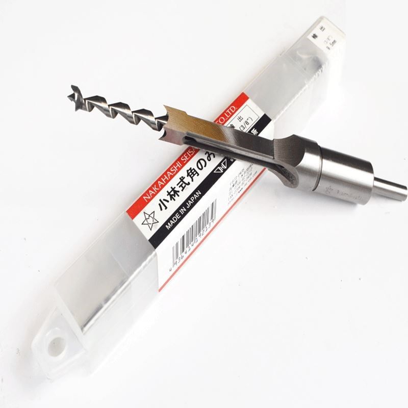 日本小林方孔钻方眼钻打榫机方榫钻扩孔器方钻钻芯台钻咀木工钻头