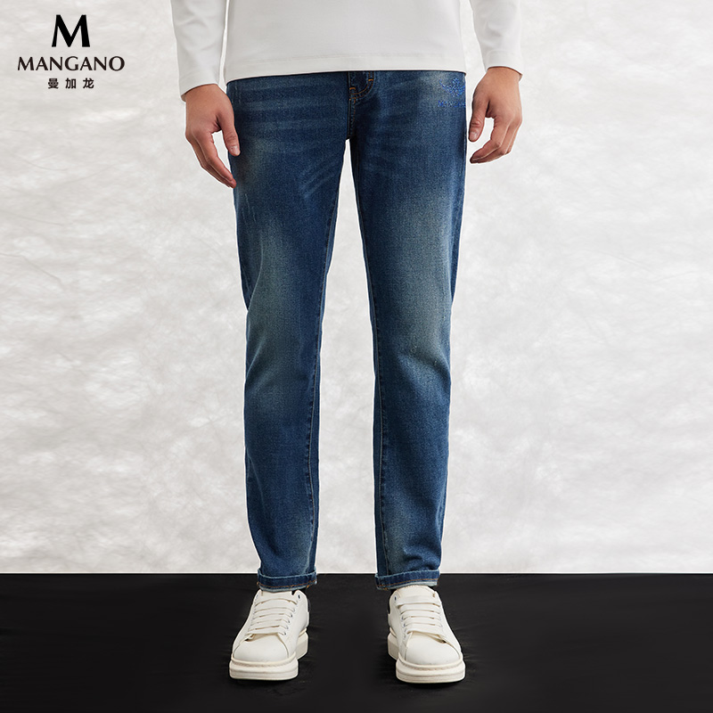 百搭薄款牛仔裤Mangano