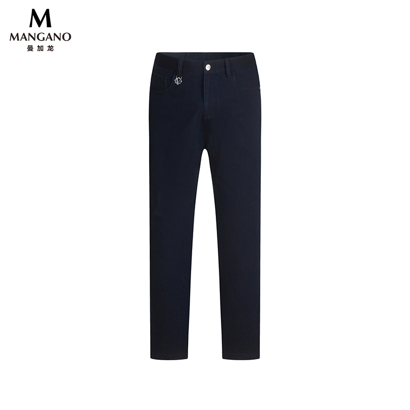 金属装饰牛仔裤Mangano