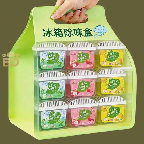 冰箱除味剂除臭神器活性炭茶多酚去异味净化家用冰箱除味盒食品级