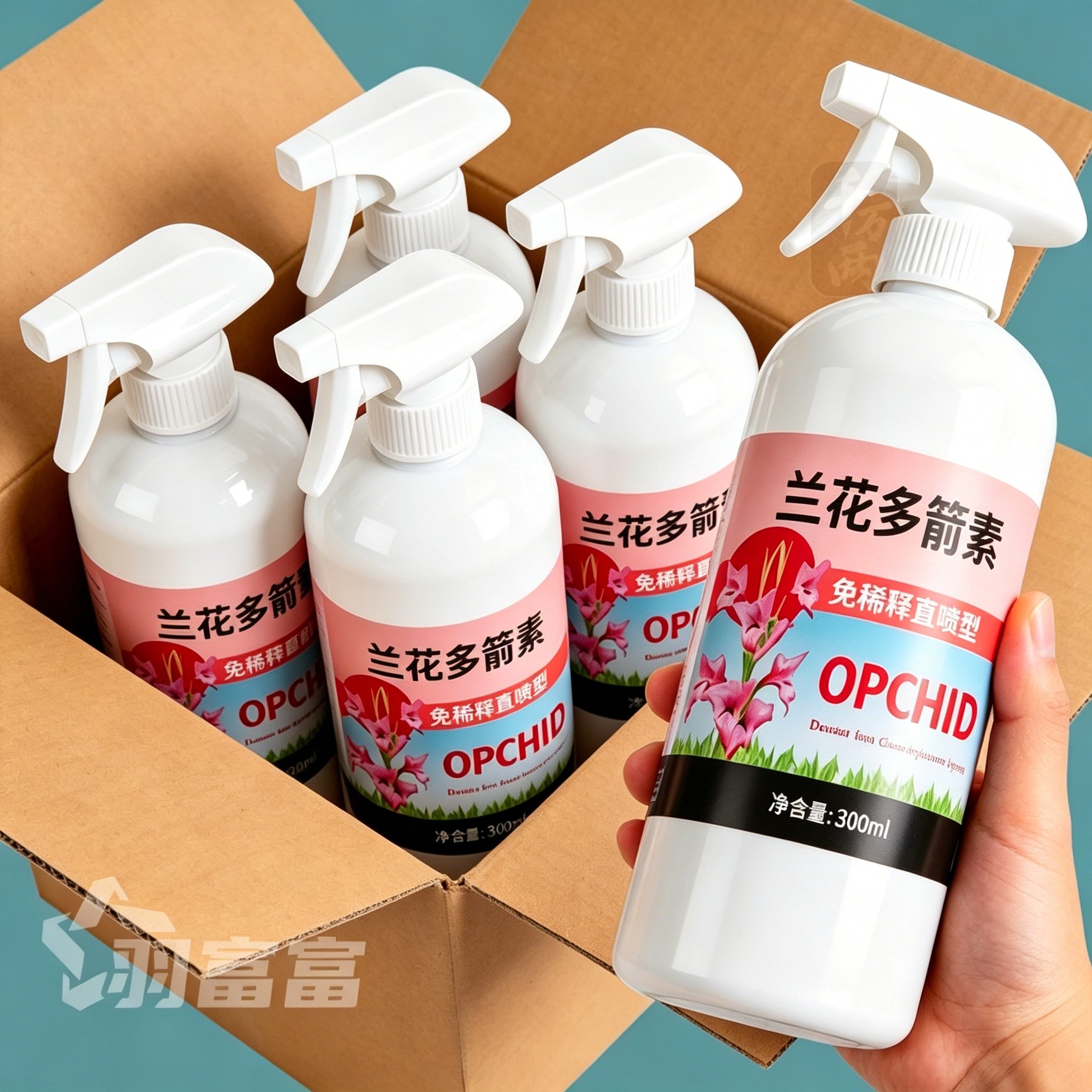 兰花多箭素兰花专用营养液催花延花期预防黄叶爆芽多箭营养叶面肥