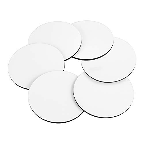sublimation blanks cup coasters, round mdf hardboard