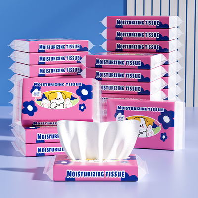 婴儿乳霜纸抽纸新生保湿纸家用整箱批宝宝擦手鼻涕婴儿可用云柔巾