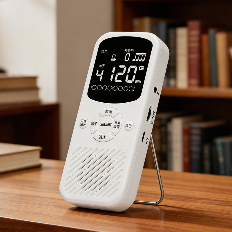 精工音乐电子节拍器钢琴专用儿童吉他古筝通用节奏人声打拍拍子机