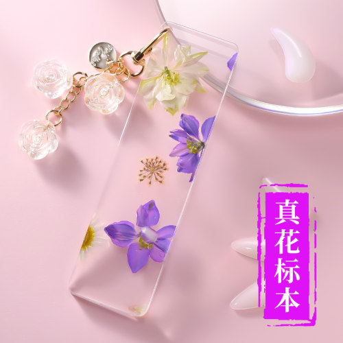 古筝指甲收纳板真花标本与众不同