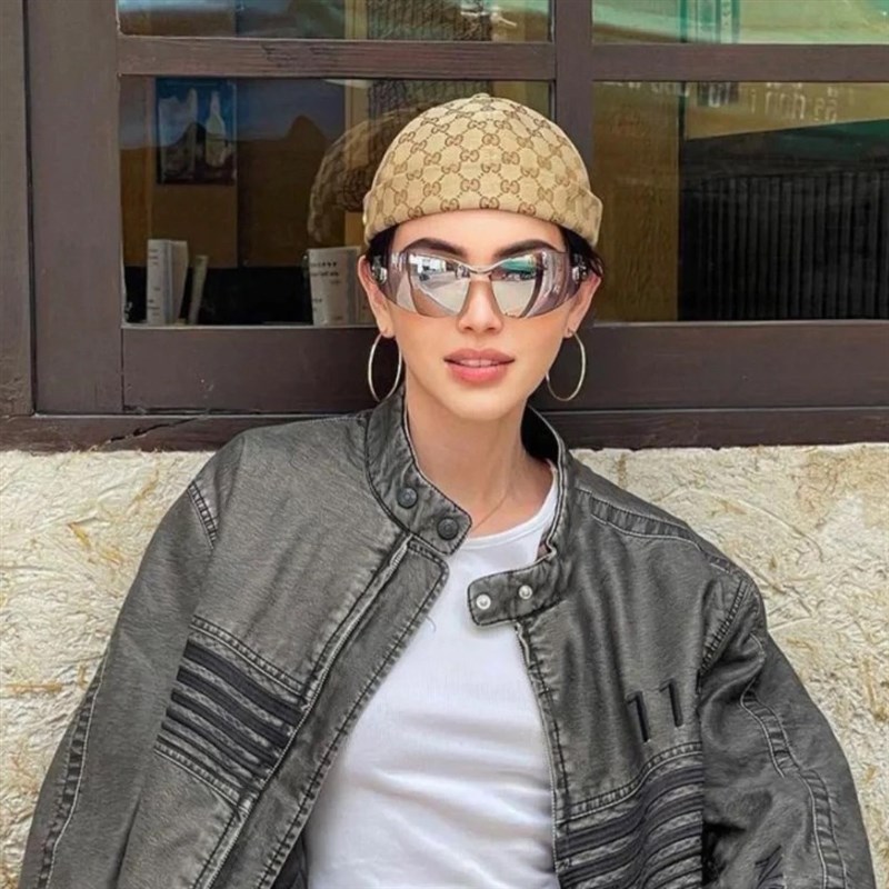 PDO 欧美耳圈大圆圈素圈潮气质圈圈款圆L环形极简欧美夸张耳环女