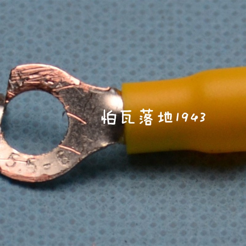 【紫铜】RV引进预绝缘圆型冷压接线端头DRV5.5-6 O型接线端子 500