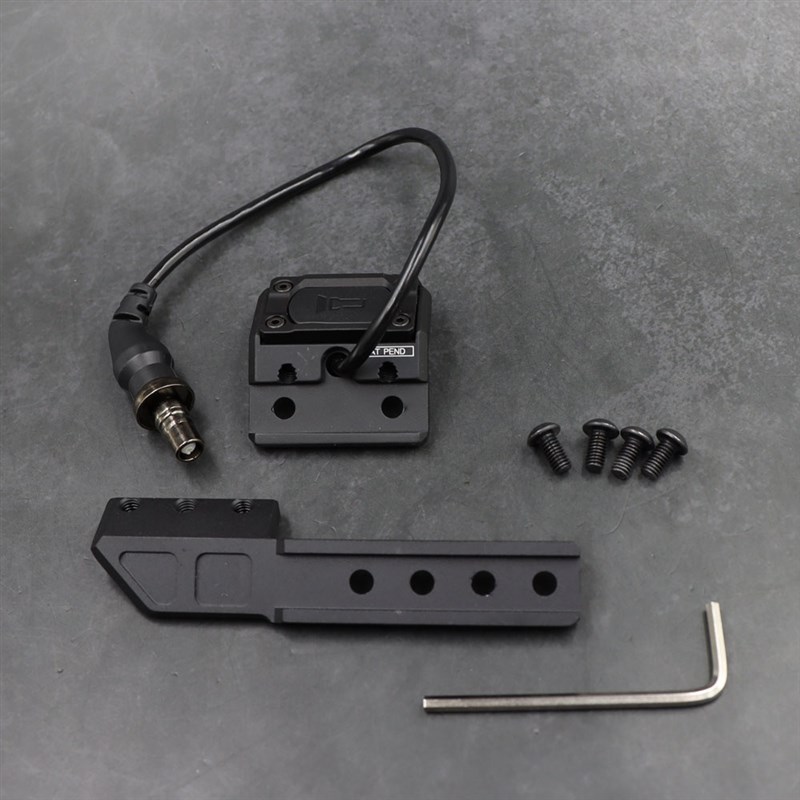 MOD-A SF手电插口L3 PEQ真品插口特氟I龙线材鼠尾触亮开关20MM导