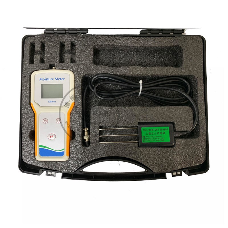 土壤水分温度测定仪Takeme-1B0/水分/温度/电导率专用测试仪