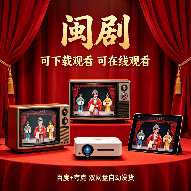【1355部93G】福州闽剧音视频方言评话MP3MP4高甲戏梨园戏莆仙戏 - 实物图