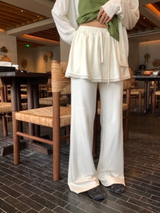 女 26年早春 拉腿效果巨显瘦屁帘休闲裤 腿精本精 80225 Hers