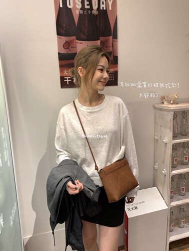 seeUbye微透长袖防晒叠穿T恤女
