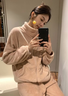 一勺甜厚绒降温必囤毛绒睡衣女冬