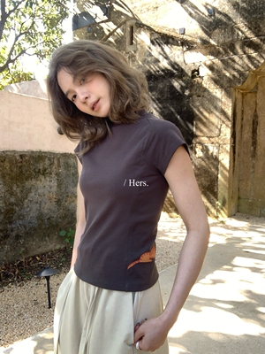 26年早春！【Hers】日常休闲（版型巨显瘦）小猫短袖T恤女 80153