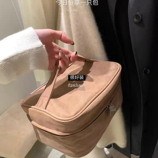 METWO PU羊皮纹化妆包#收纳高级感大容量旅行便捷化妆品收纳包