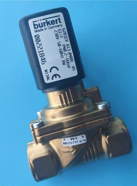 议价burkert宝德6281 电磁阀 00221846 螺纹常闭,NBR密封,黄铜,23