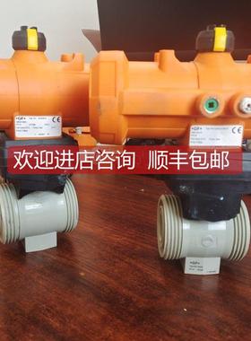 询价+GF+ 231/546，GF气动球阀，typ546型PP-H/EPDM阀体
