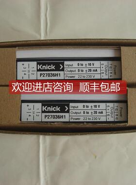 询价 Knick P27036H1 科尼克通用隔离放大器 VariTrans