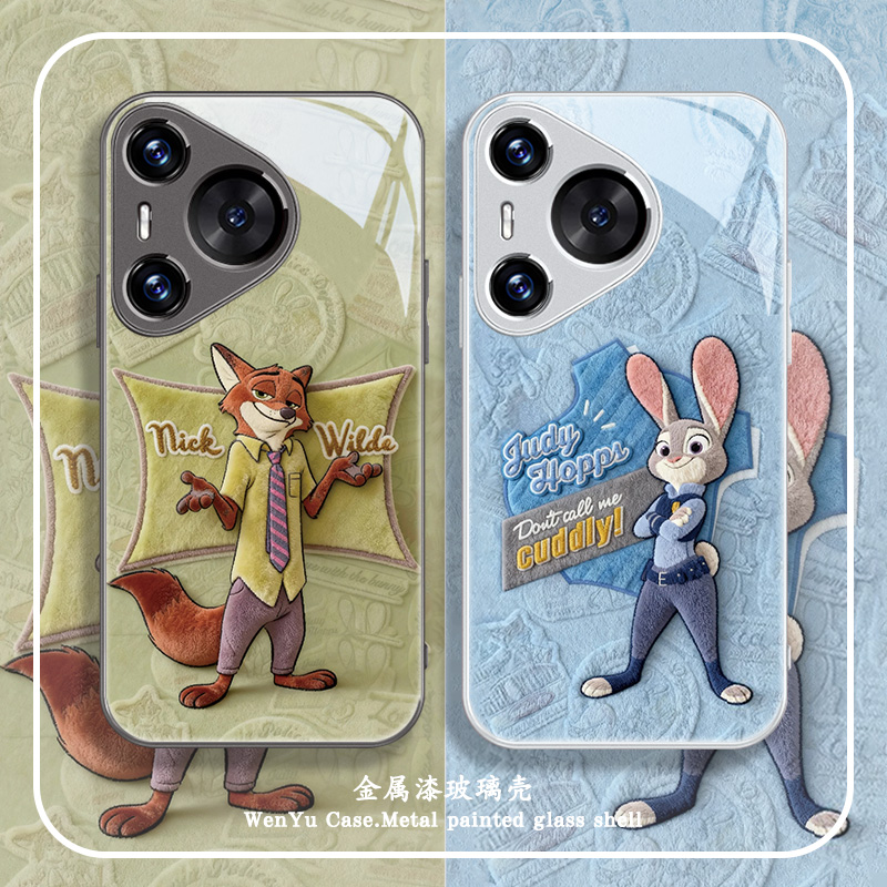 尼克朱迪适用华为手机壳情侣