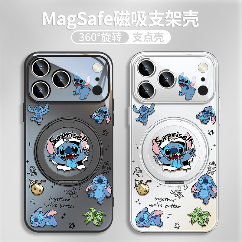 史迪仔适用苹果17手机壳磁吸支架