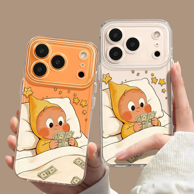 适用苹果17手机壳透明iphone17新款16pro镜头全包15卡通13可爱14promax创意12超火11女款xs硅胶air防摔xr软套