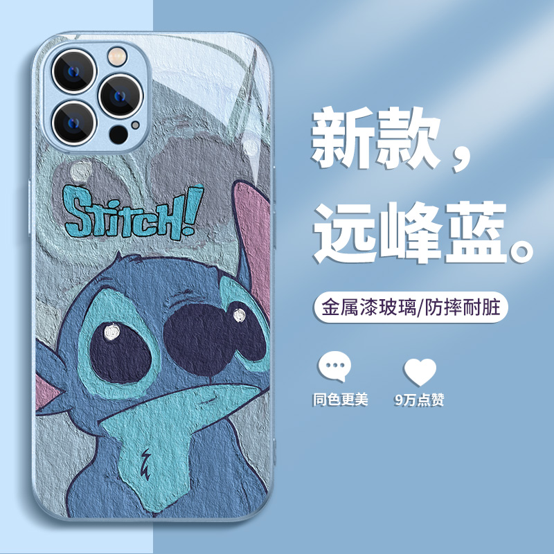 油画适用苹果系列玻璃手机壳