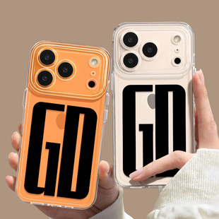 权志龙GD同款适用苹果17手机壳透明iphone17promax新款16超火15plus联名14简约13pro个性12女款11硅胶xs/xr套