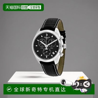 天梭 Tissot T-Classic系列 皮革 石英机芯 男表 T101.417.16.051
